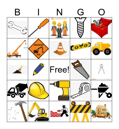 Hammer Time Bingo Card