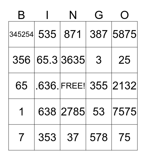 Baby Shower Bingo  Bingo Card