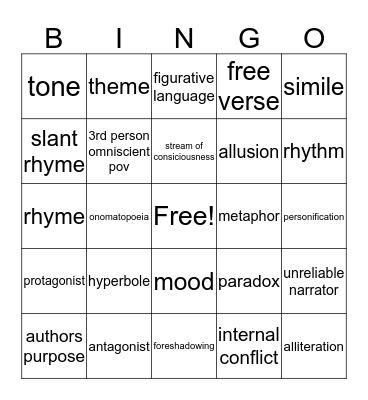 wak Bingo Card