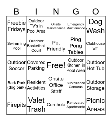 Embarc at West Jordan Bingo Card