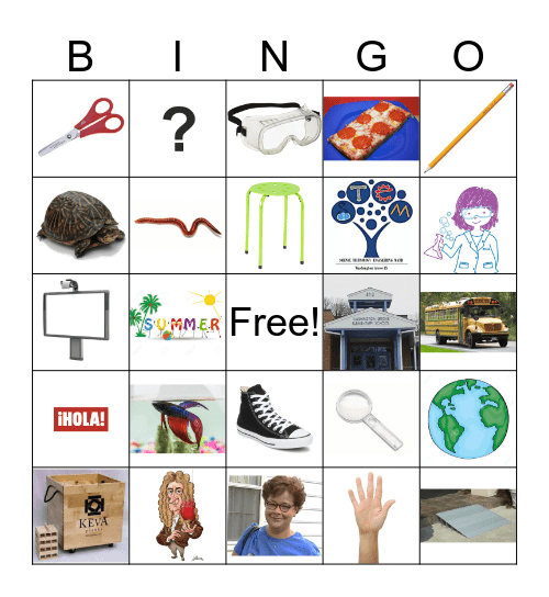 STEM Bingo Card