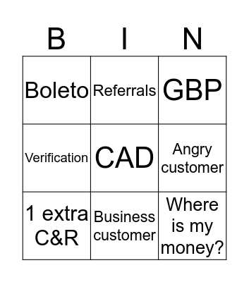 CS CHALLENGE 2019 (3) Bingo Card