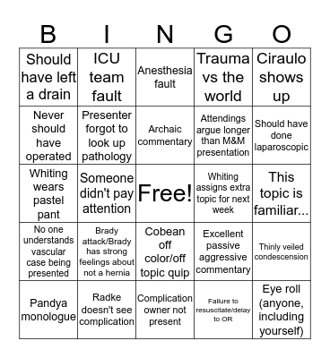 M&M Bingo (6/6) Bingo Card