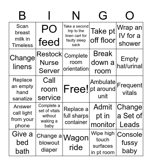 CA Week BINGO  Bingo Card