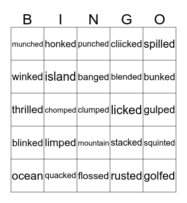 6.2 BINGO Card