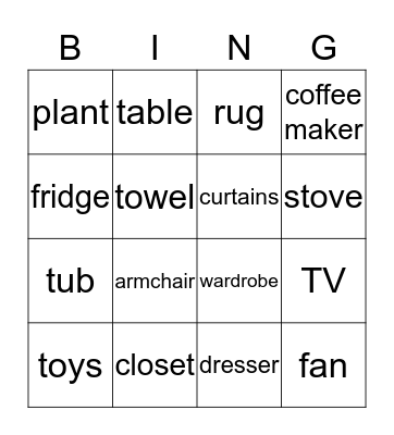 Bingo! Bingo Card