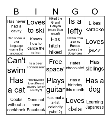 NGSS Bingo!  Find someone who... Bingo Card