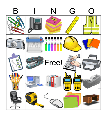 NCS Bingo Card