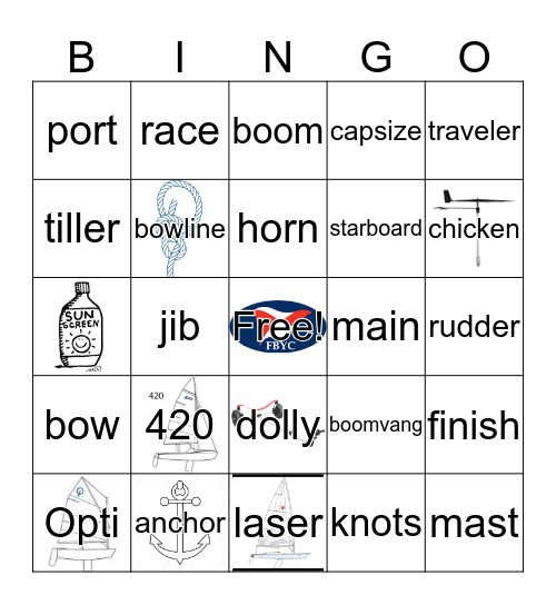 Junior Week Bingo Card