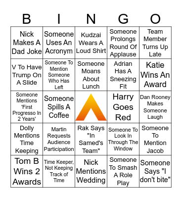 Biz Dev Sales Day Bingo  Bingo Card