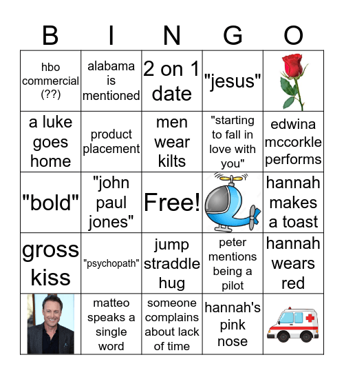 Bach Bingo Card