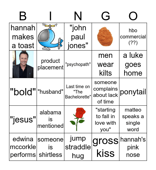 Bach Bingo Card