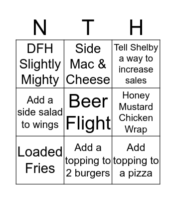 Blackout Bingo  Bingo Card