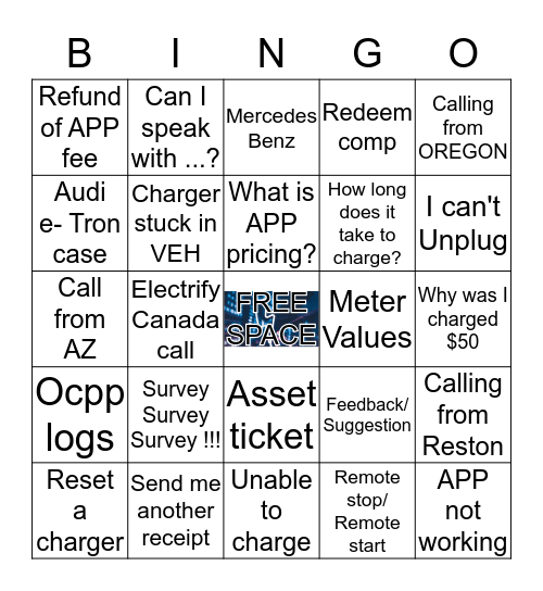 Electify Bingo ! Bingo Card