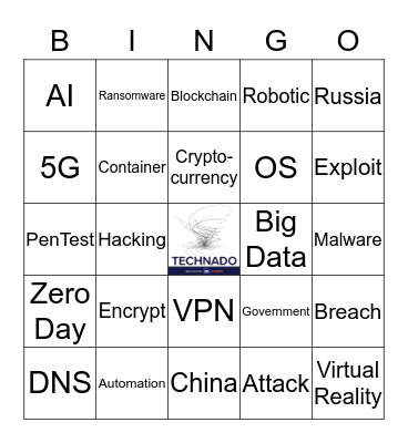 Technado Buzzword Bingo Card