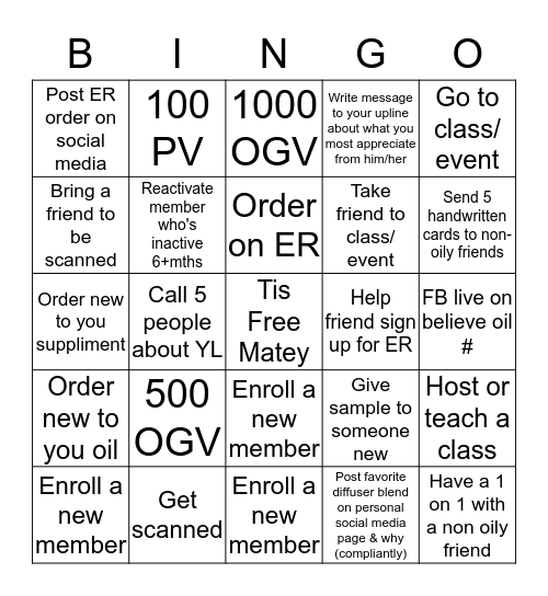 Anchors Away Bingo Card