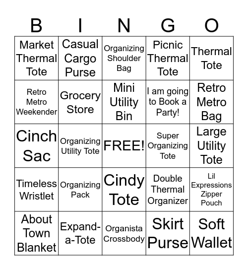 THIRTY-ONE FUN! Bingo Card