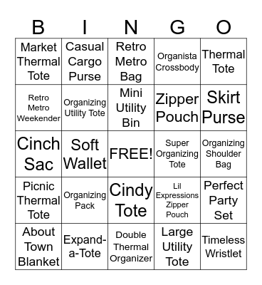 THIRTY-ONE FUN! Bingo Card