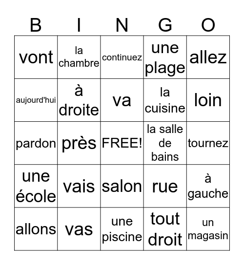 Unit 5 Lesson 14 Bingo Card