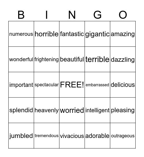 Valentine's Day  Bingo Card