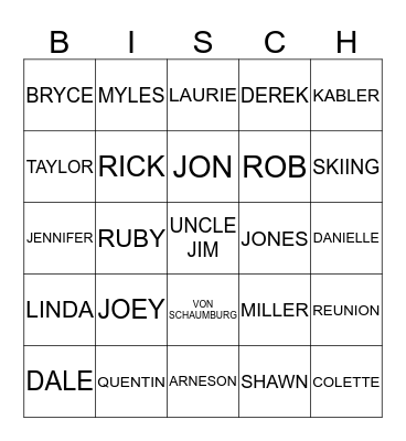 GAME NIGHT Bingo Card