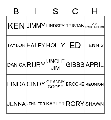 GAME NIGHT Bingo Card