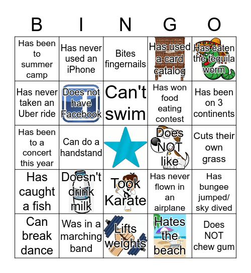 SAPR BINGO Card