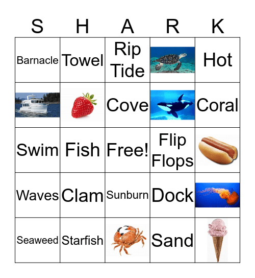 Larkey Pool Bingo Card
