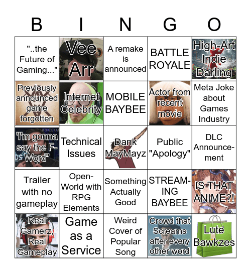 Ayy3 PweZZ Confewenz UwU Bingo Card