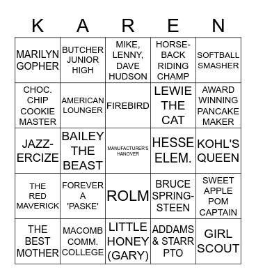 HAPPY 60th BIRTHDAY!! Bingo Card