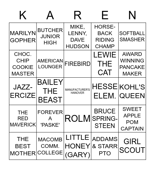 HAPPY 60th BIRTHDAY!! Bingo Card