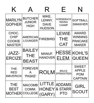 HAPPY 60th BIRTHDAY!! Bingo Card