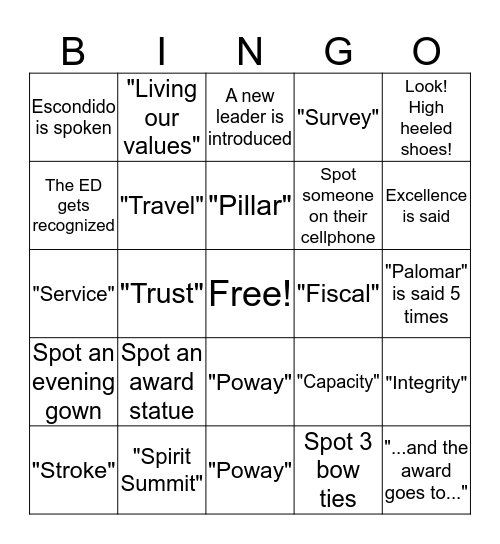 LDI BINGO Card