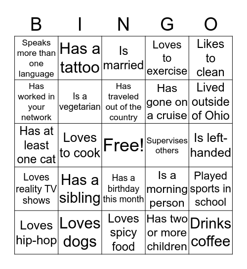 CMSD Bingo Card