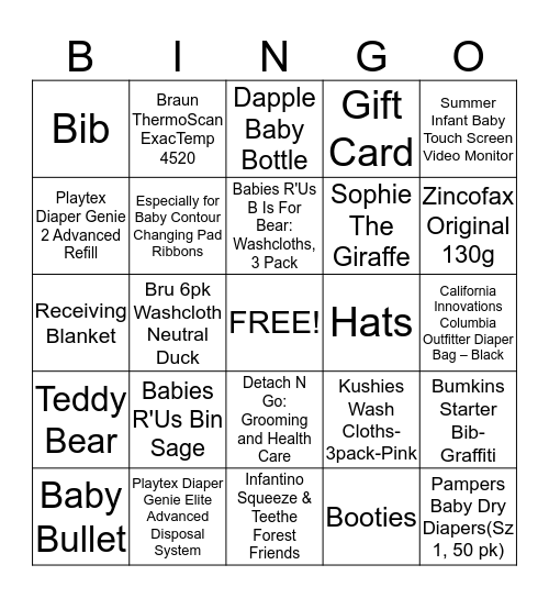 Plonka and Peanut BINGO! Bingo Card