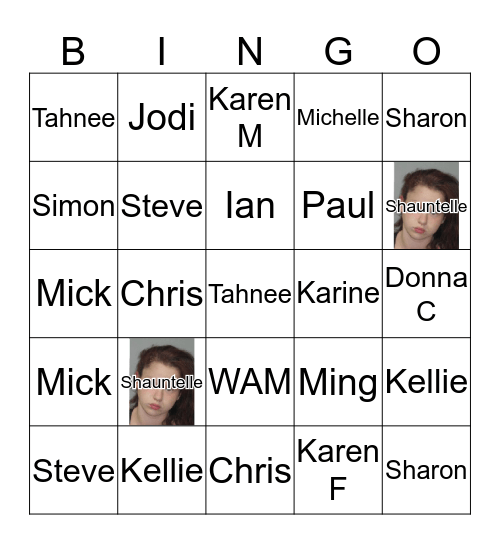 SICK BINGO Card