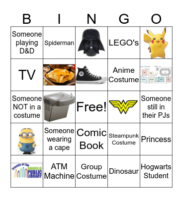 AMACON Bingo Card