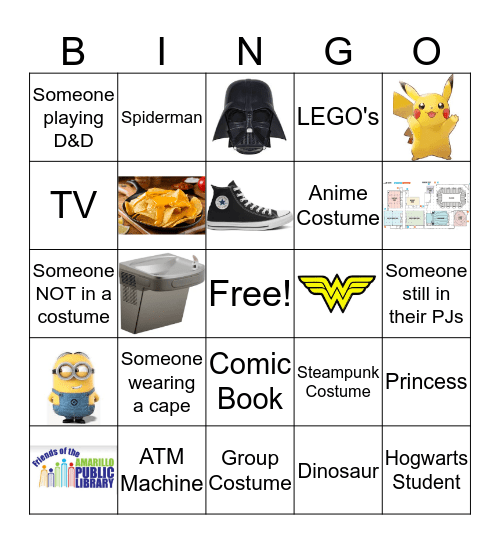 AMACON Bingo Card
