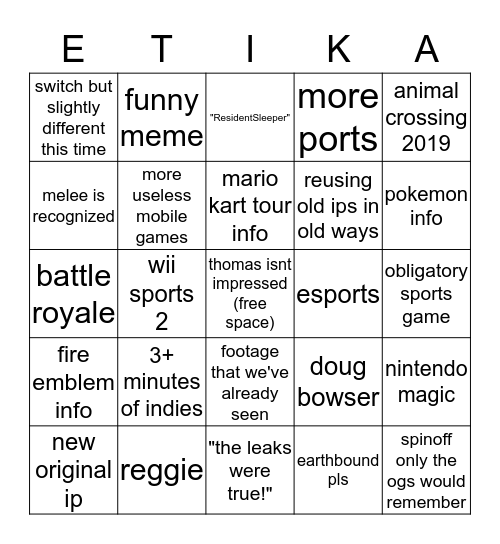 Untitled Bingo2 Bingo Card