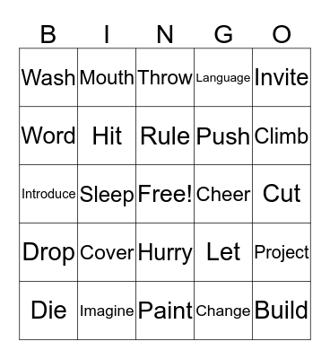 uwu Bingo Card
