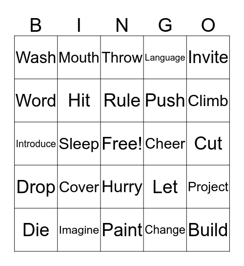 uwu Bingo Card