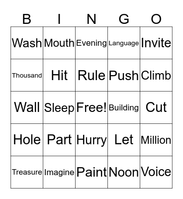 owo Bingo Card