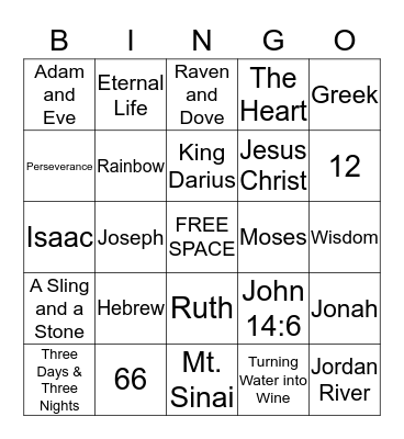KBC Warm Nights Bingo Card