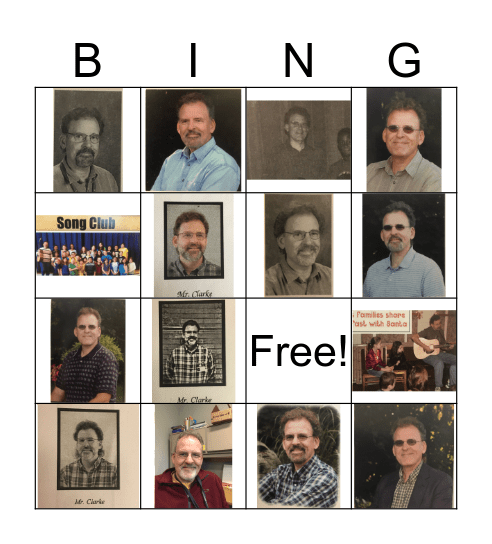 The Years of Mike Bingo Card