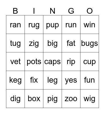 BoobBooks 1 Bingo Card
