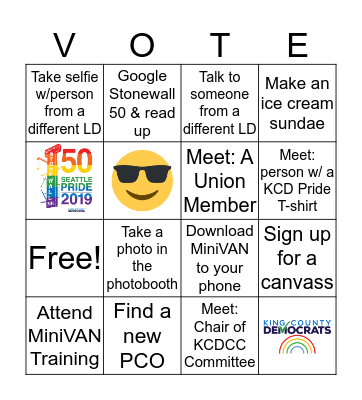 Summer Social Scavenger Hunt Tag Photos: #BlueSummer19 Bingo Card