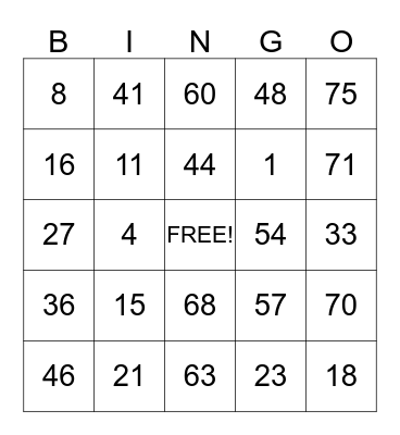 LEAD GENERATOR Bingo Card