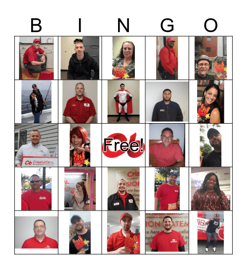 Who Knows Our Crisafulli Team the Best Bingo Card