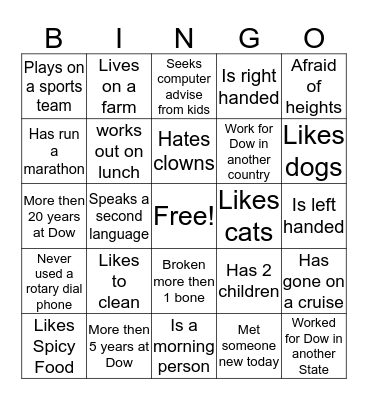 Consumer Solutions Bingo Card