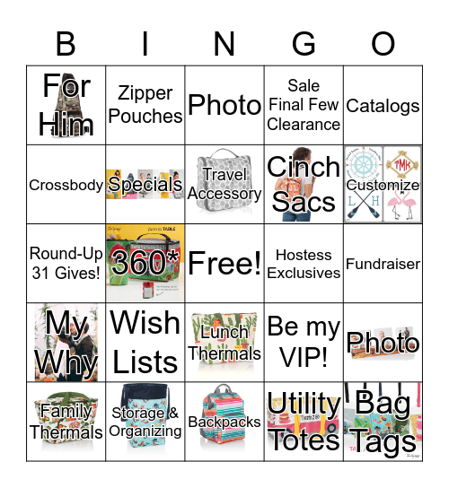 Thirty-One Bingo! Bingo Card